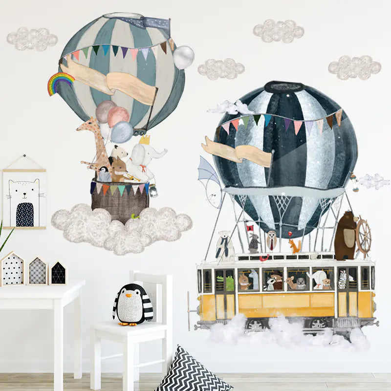 Dluxe Ave. Cartoon Wall Decoration Stickers for Kids' Rooms