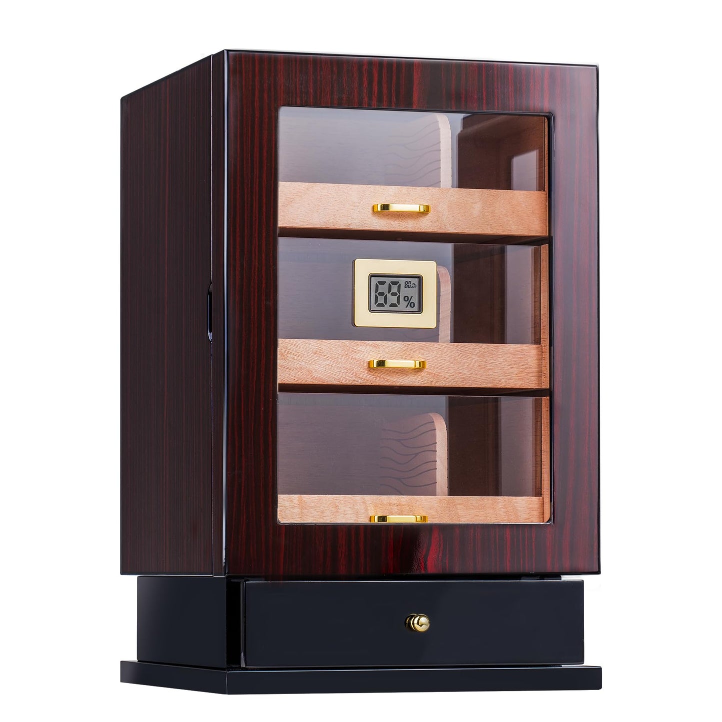 Dluxe Ave. 100-150 Cigar Storage/ Drawers/ Spanish Cedar/ Lined