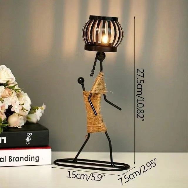 Creative Iron Candle Holder