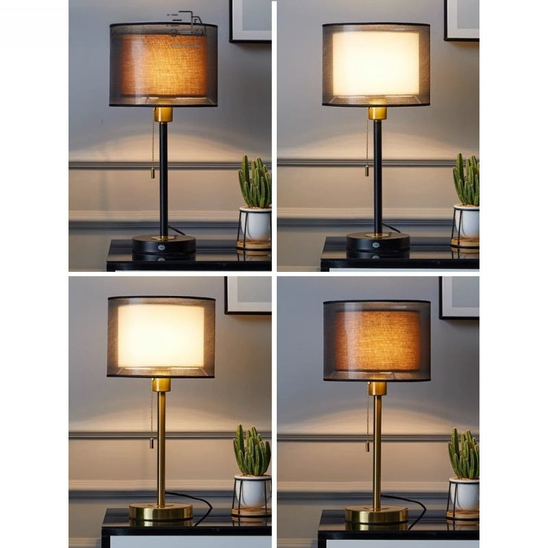 Retro Bedside Table Lamp