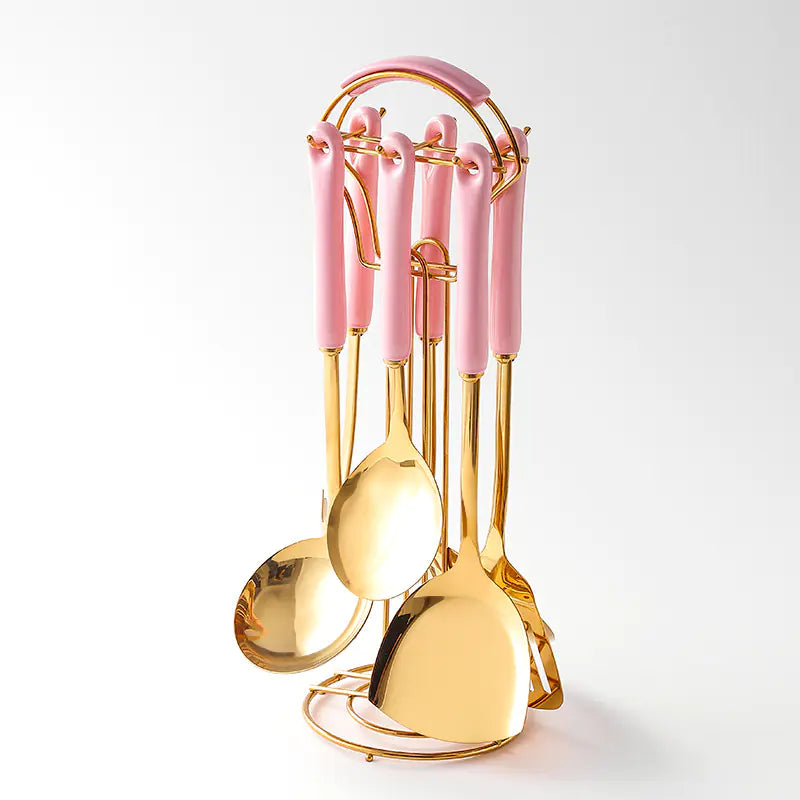 Dluxe Ave. Stainless Steel Kitchen Utensils Set