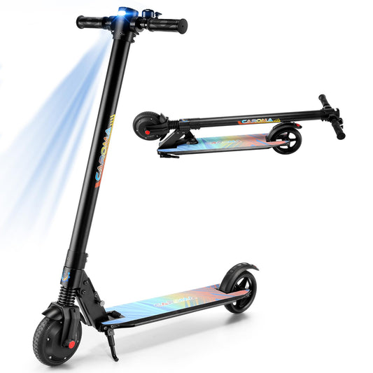 Dluxe Ave. Electric Scooter Adults/ 250W Motor Max 15.5 Miles & 15.5Mph Top Speed 6.5"/  Folding/ Black