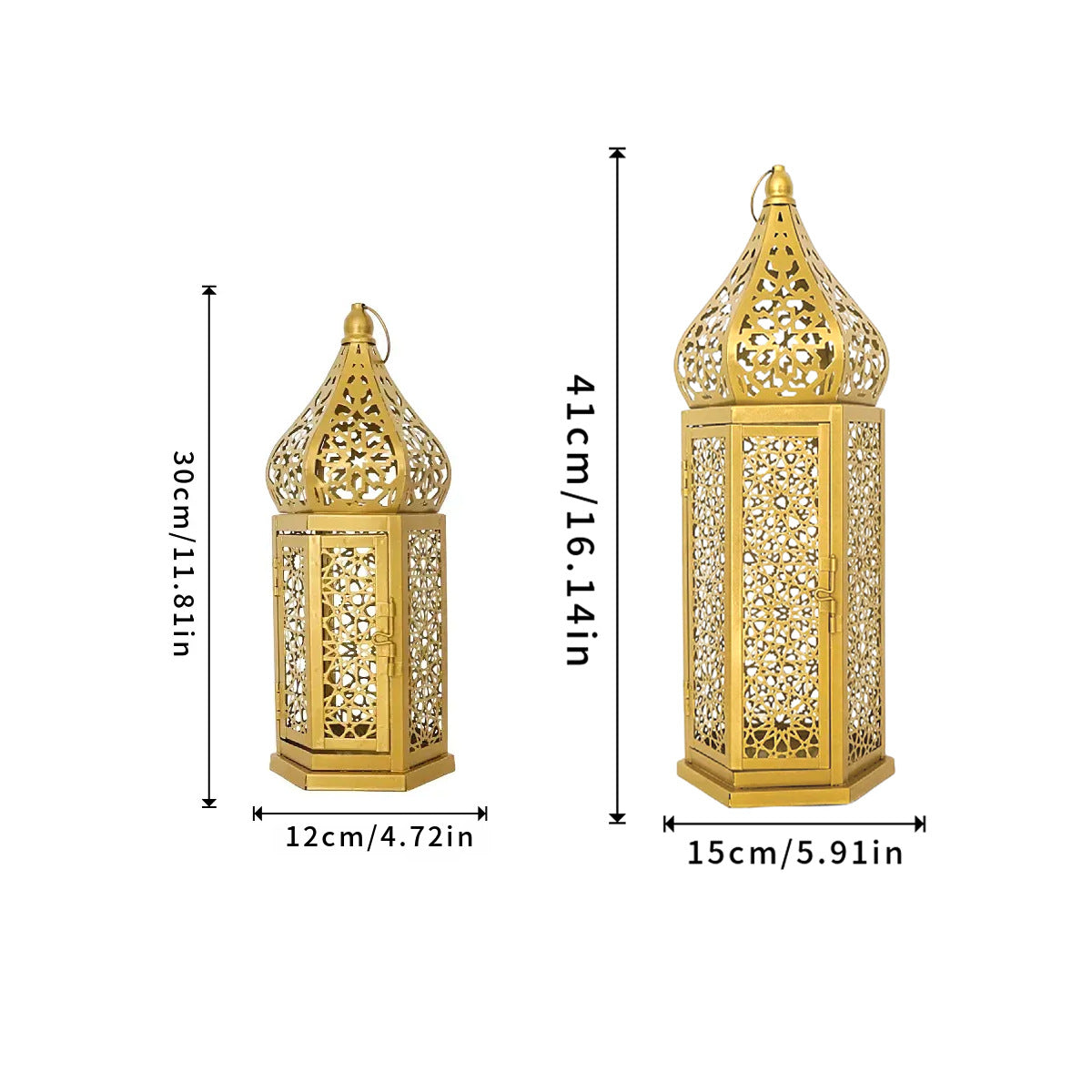 Moroccan Style Metal Lantern