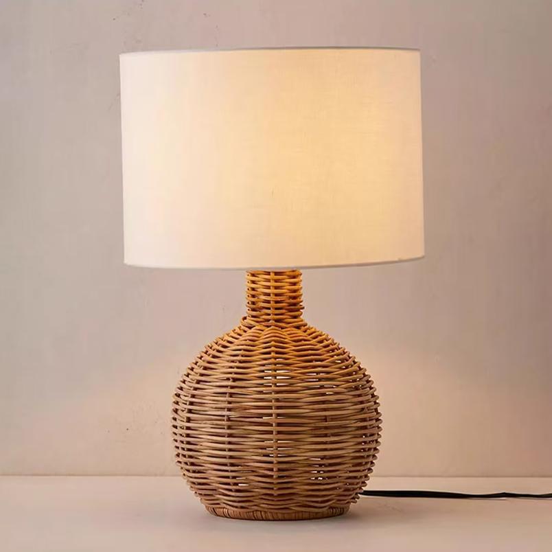 Dluxe Ave. Wabi-Sabi Style Bedside Table Lamp