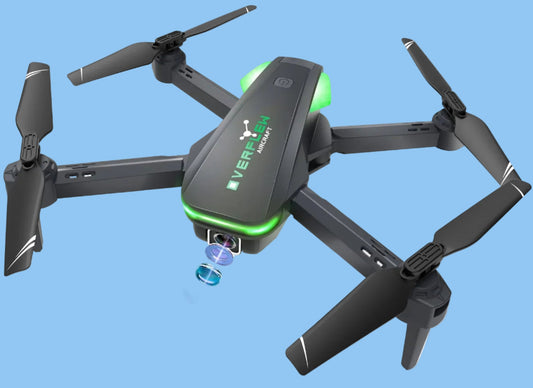 Dluxe Ave. Drone with 1080P Camera for Beginners and Kids/ Foldable Remote Control Quadcopter