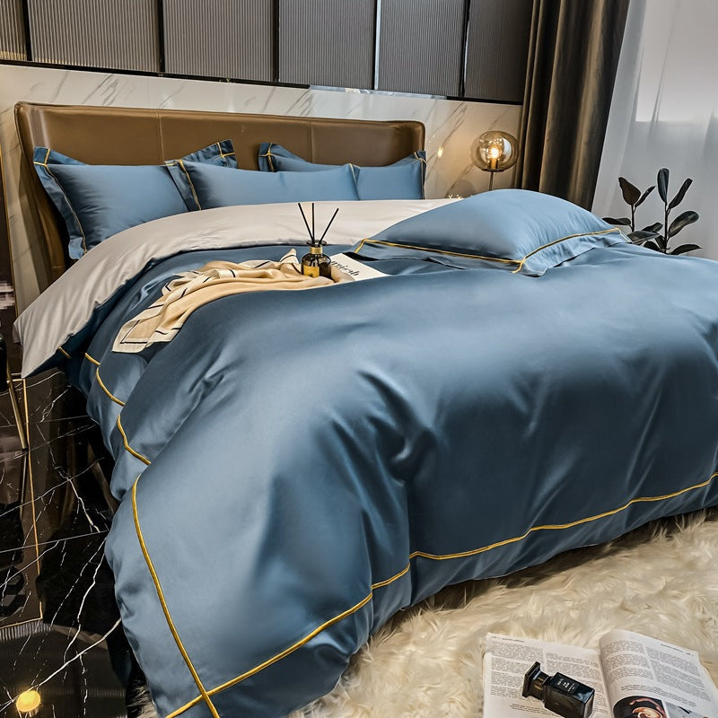Dluxe Ave. Light Luxury Pure Cotton Four-Piece Set