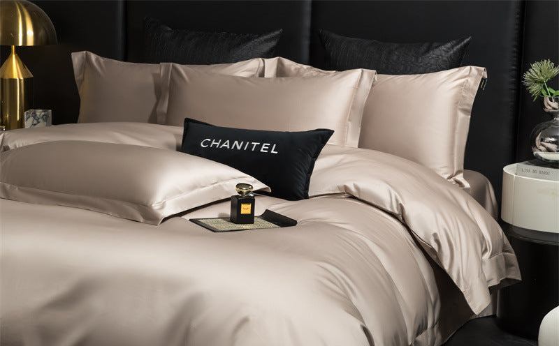 Dluxe Ave.Long Staple Cotton Four-Piece Bedding Set