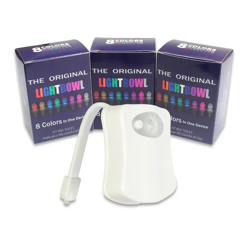 Dluxe Ave. LED Toilet Night Light with PIR Motion Sensor (16 Colors)