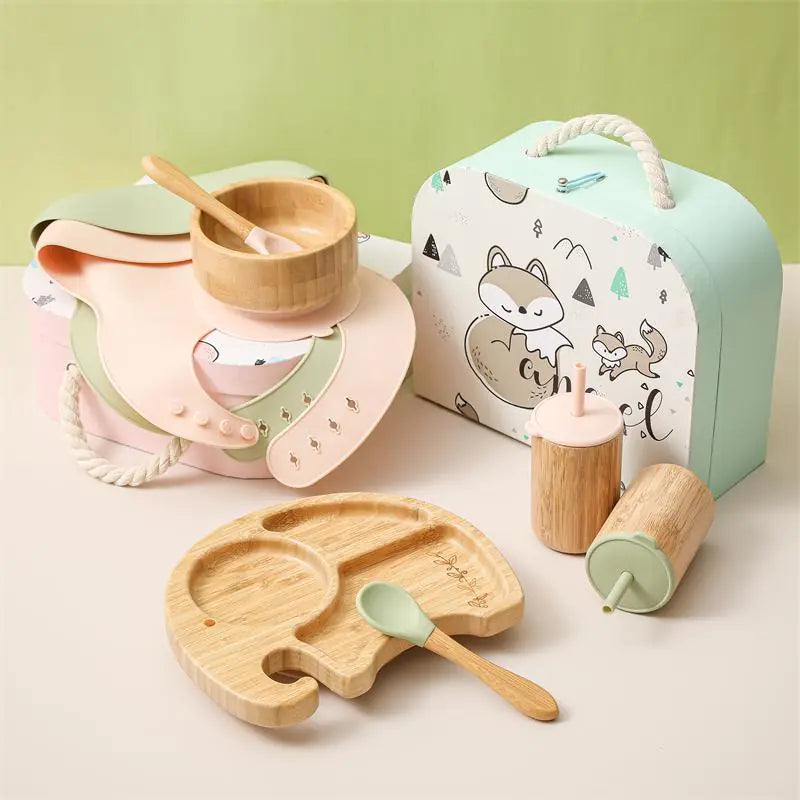 Dluxe Ave. Baby Silicone Bowl Newborn Feeding Set