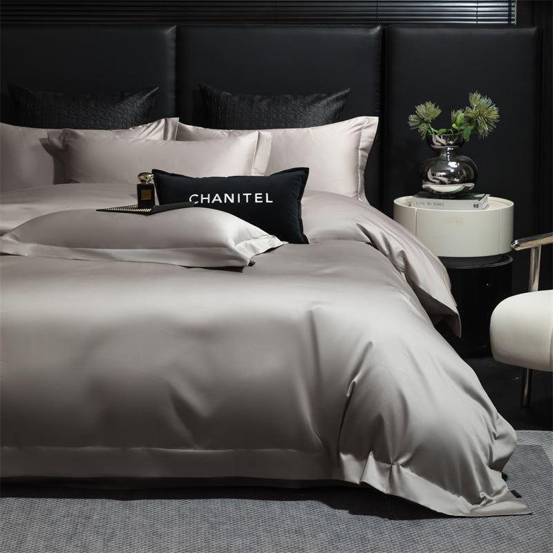 Dluxe Ave.Long Staple Cotton Four-Piece Bedding Set
