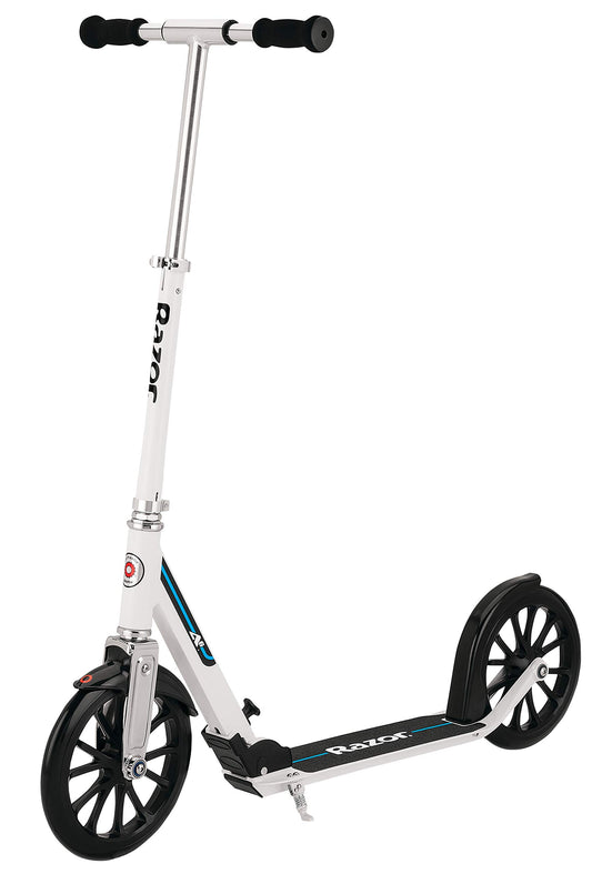 Dluxe Ave. A6 Kick Scooter,  for riders ages 8 and up weighing up to 220 pounds (100 kg) White