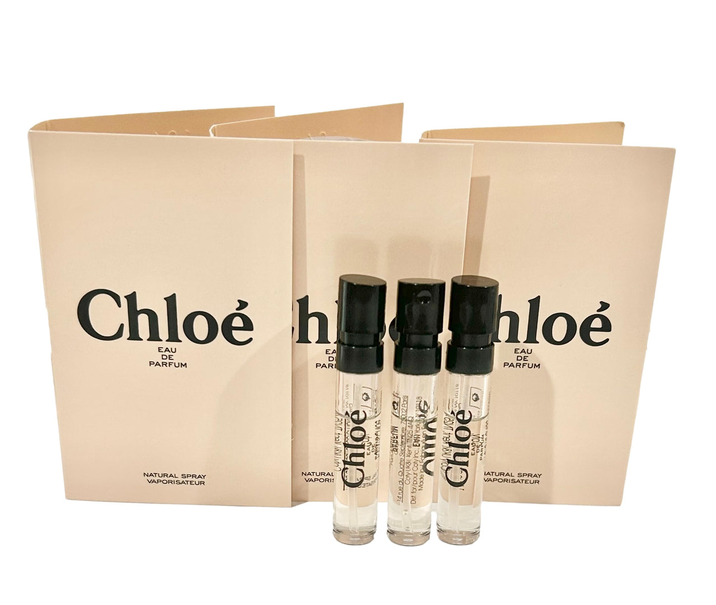 Dluxe Ave. Chloe Eau De Parfum Sample Perfume WOMEN Spray 1.2 ml / 0.04 oz - set of 3