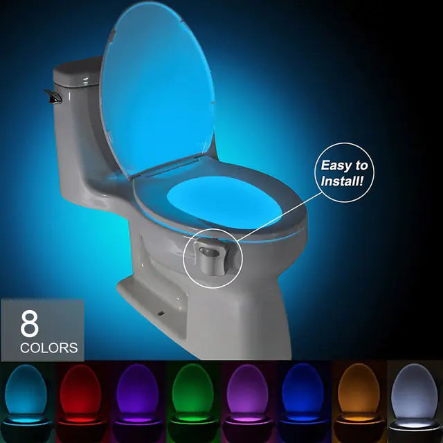 Dluxe Ave. 16-Color Motion Sensor LED Toilet Night Light