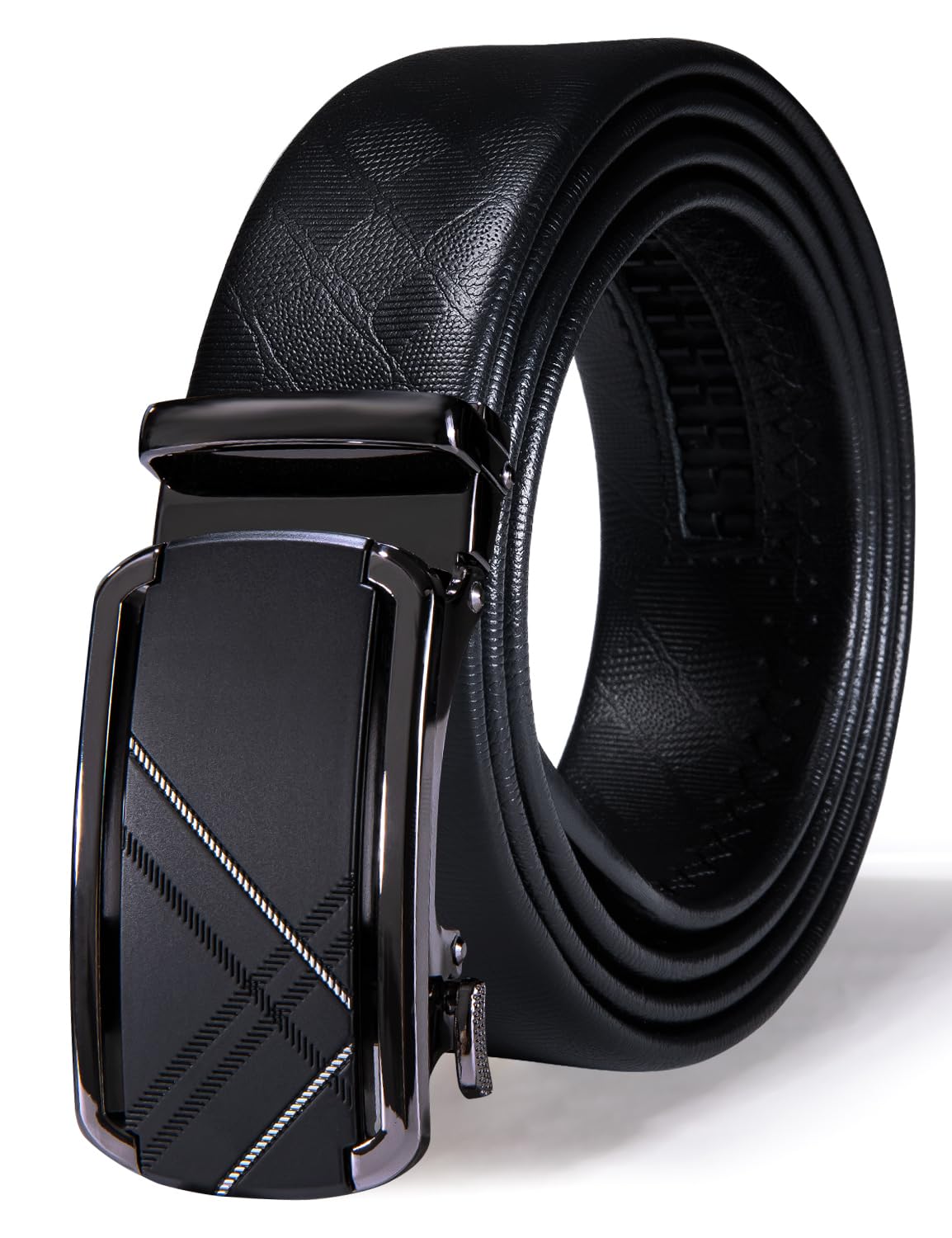 Dluxe Ave. Ratchet Buckle/ Automatic Designer/ Leather Belt
