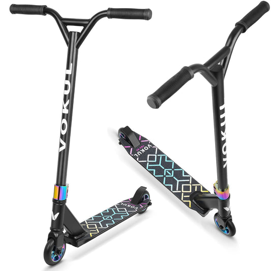Dluxe Ave. VOKUL S2 Pro Scooters for Kids Age 6-12 | Colorful Stunt Scooter for Beginners Teens  (Neo)