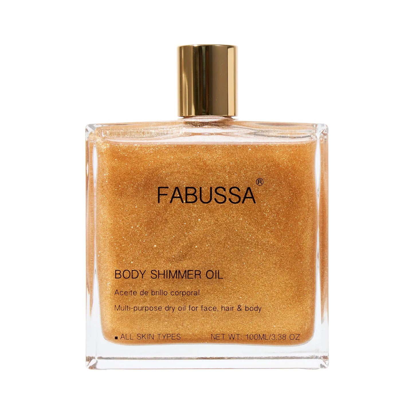 Dluxe Ave. Body Shimmer Oil | Hydrating & Illuminating Highlighter for Face Body & Hair 3.38 Fl Oz