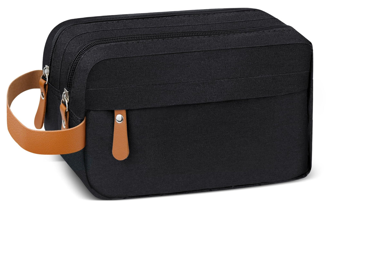 Dluxe Ave. Men Water Resistant Travel Essentials for Toiletries/ 2 Packs/ Black & Navy Blue