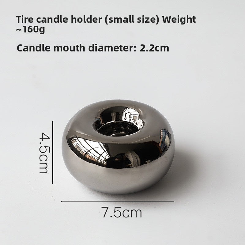 Ceramic candle holder