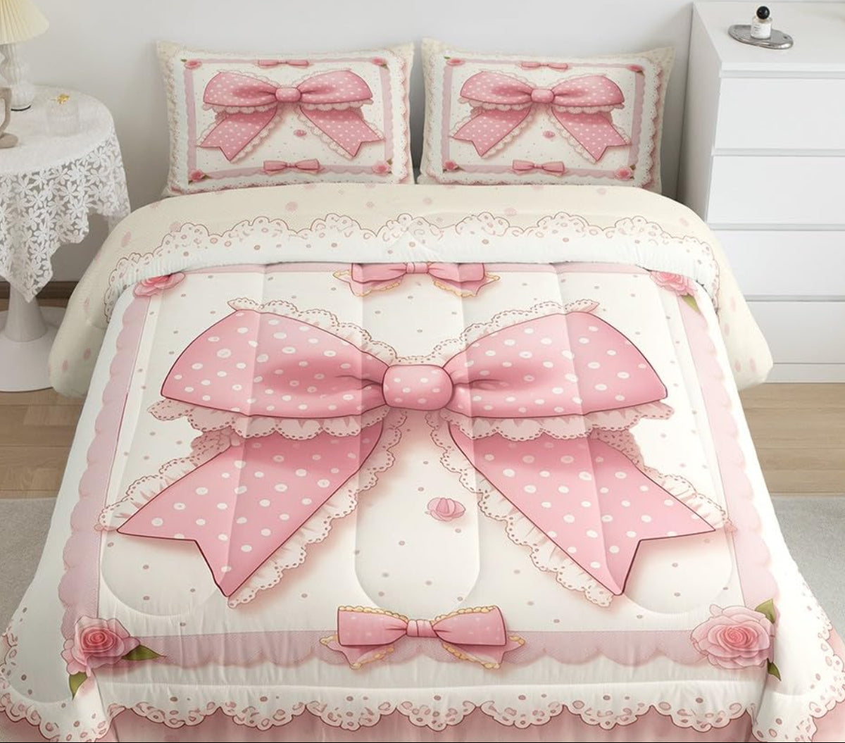Dluxe Ave. ( TWIN ) 2 Pcs Comforter and Bedding Set
