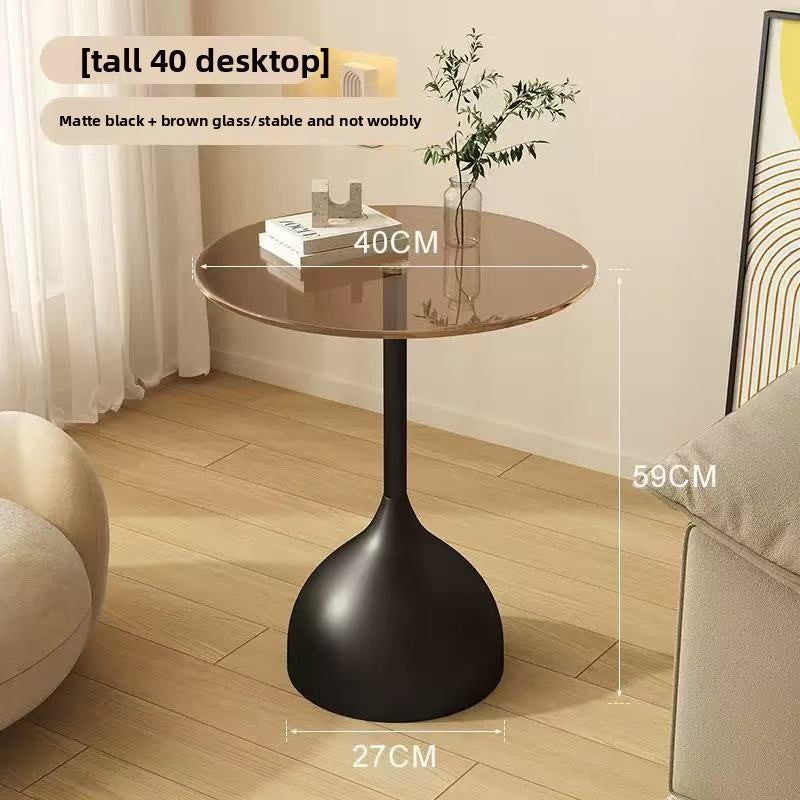 American-style minimalist sofa side table