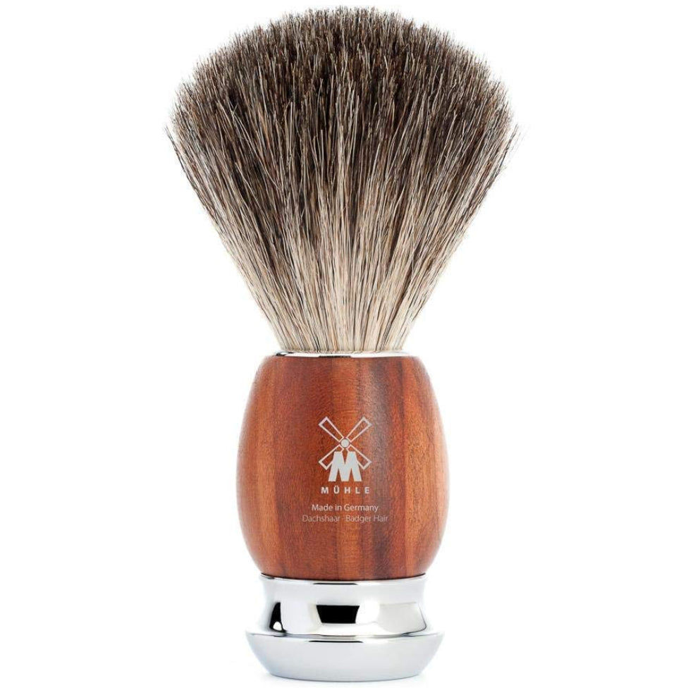 Dluxe Ave. Plum Wood Pure Badger Shaving Brush
