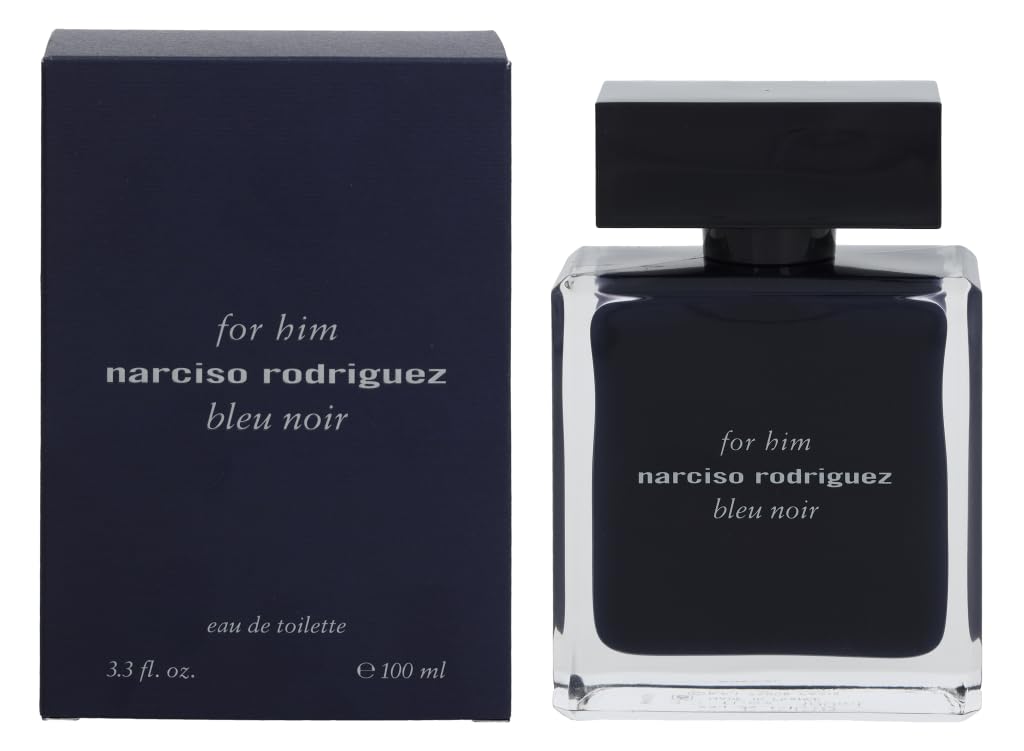 Dluxe Ave. Narciso Rodriguez Him Bleu Noir Eau de Toilette Spray for Men 3.3 Ounce
