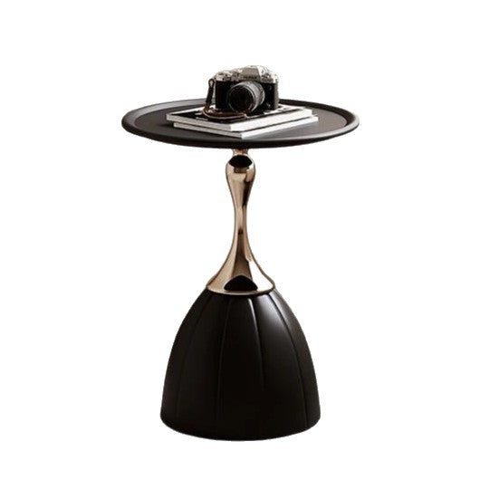 Simple Modern Iron Cream-Style Side Table for Living Room Bedroom