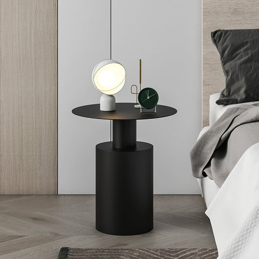 Minimalist Round Metal Side Table