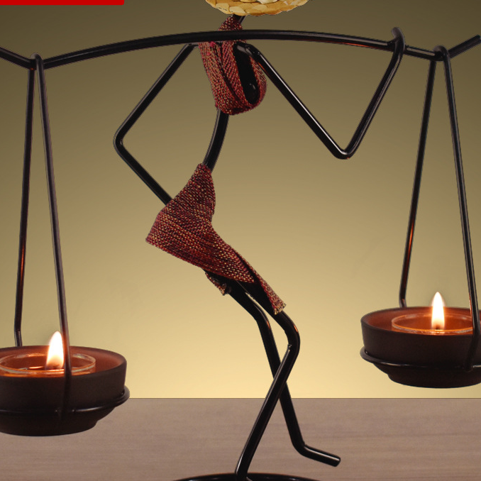 Elegant Dai Ethnic Candle Holder for Home Decor
