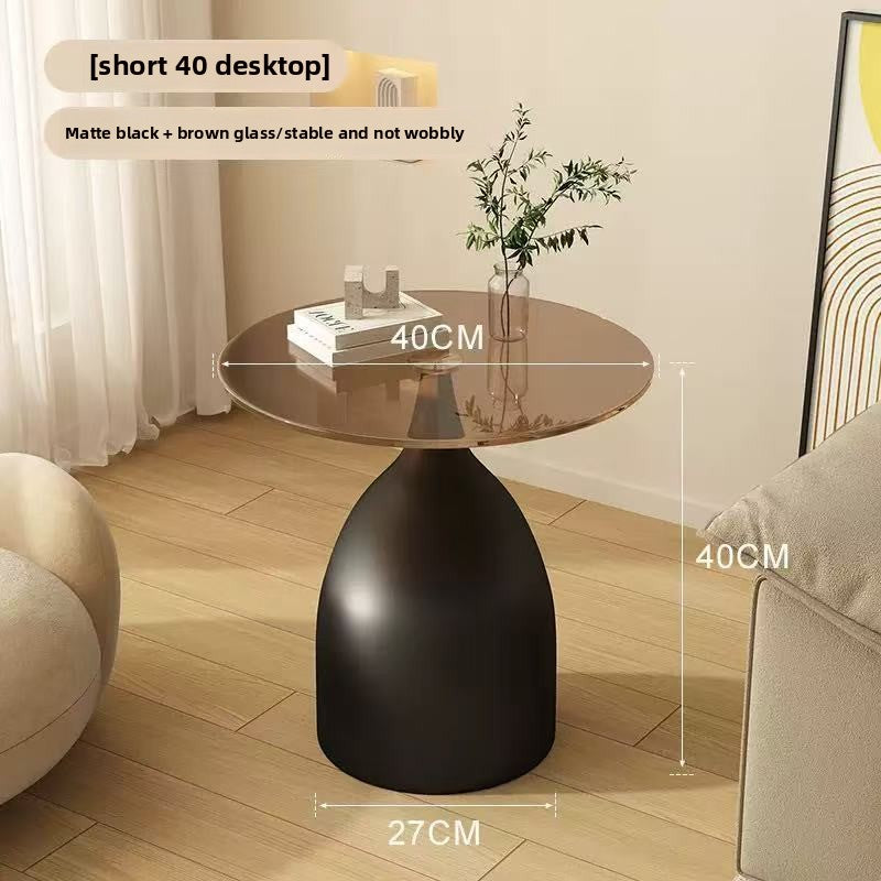 American-style minimalist sofa side table