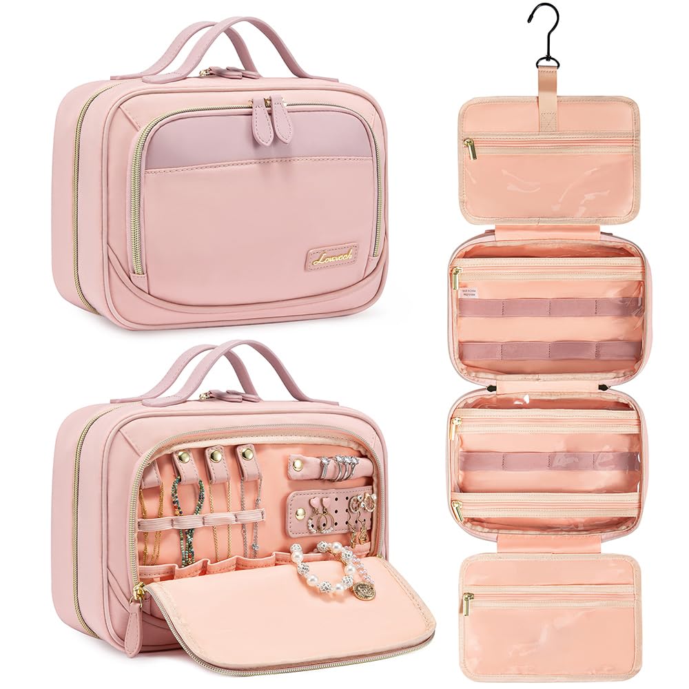 Dluxe Ave. Travel Toiletry Bag / Pink