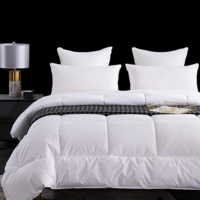 Dluxe Ave. (FULL/ QUEEN/ KING) Cotton Quilt with Imitation Goose Down Filling