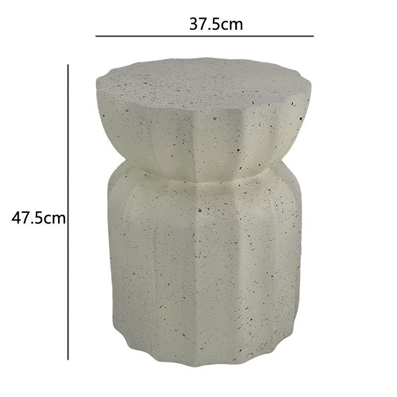 Artistic Rubber Wood Side Table