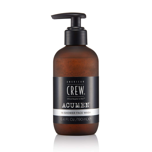 Dluxe Ave. American Crew Mens Face Wash In-Shower Facial Wash Oil-Free Removes Excess Oil & Dirt 6.4 Fl Oz