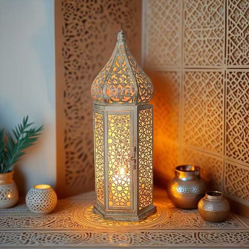 Retro Iron Moroccan Lantern