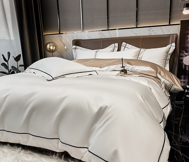 Dluxe Ave. Light Luxury Pure Cotton Four-Piece Set