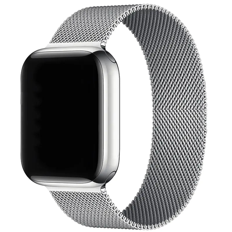 Dluxe Ave. Milanese Magnetic Steel Band for Apple Watch Series 56789 SE