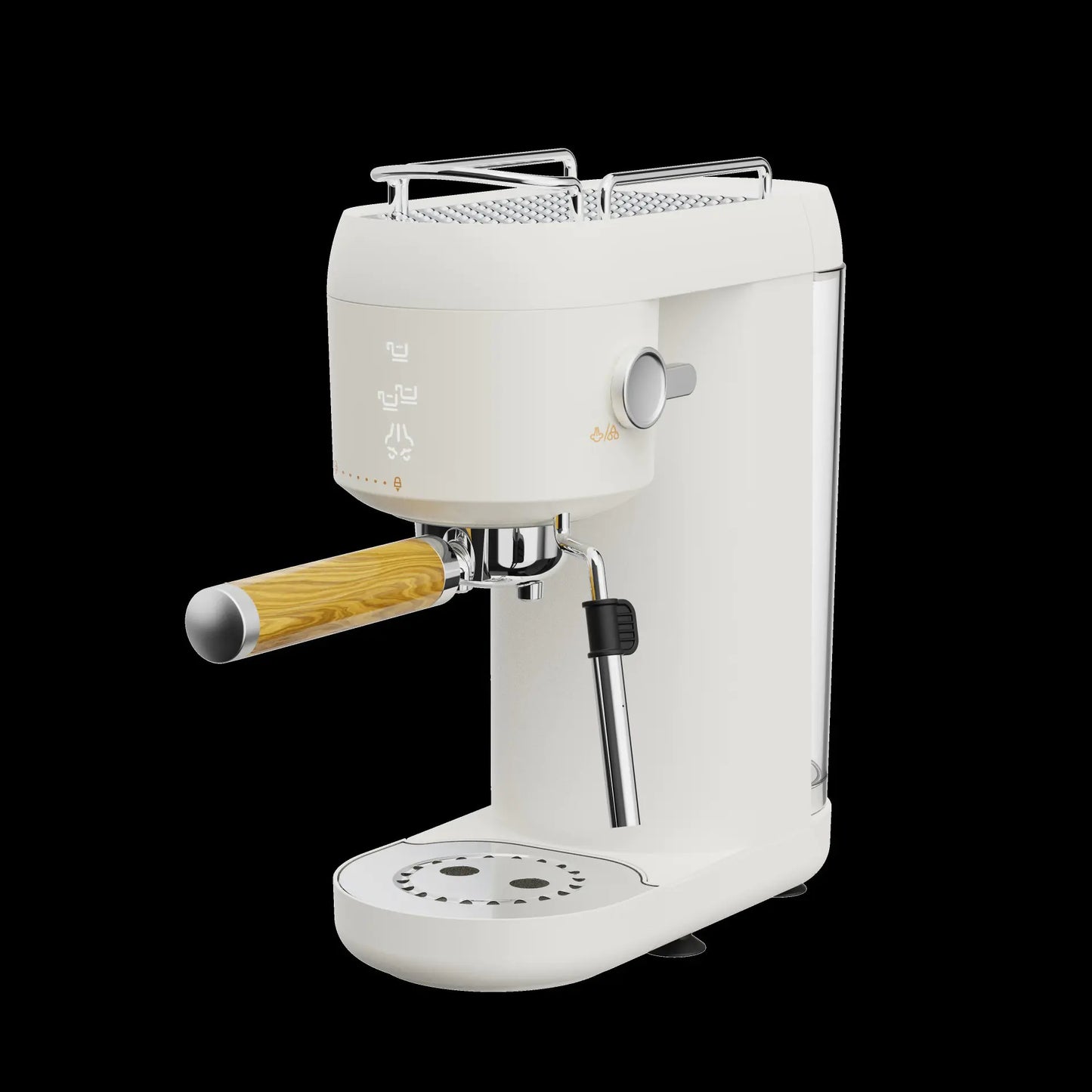 Dluxe Ave. Espresso Machine with Milk Frother and Grinder 110V.