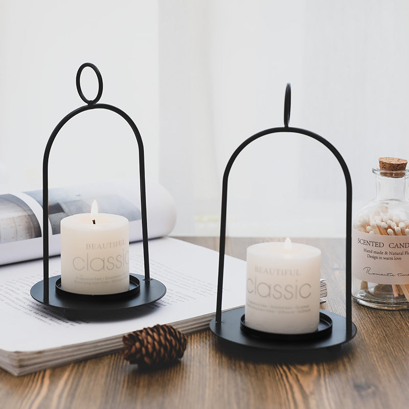 Wrought Iron Candle Lantern