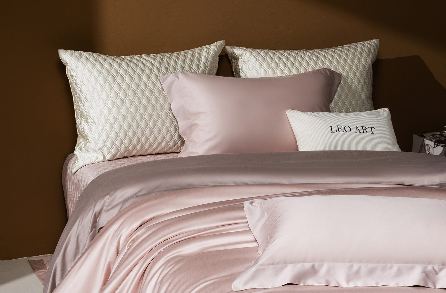 Dluxe Ave. Luxury Tencel Cotton Brushed Bed Cover Set/ One Flat Sheet Two Pillowcases {One Duvet Cover}