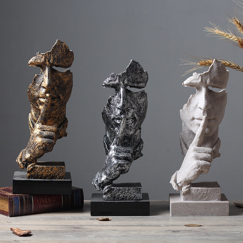 Abstract Resin Sculpture Ornament
