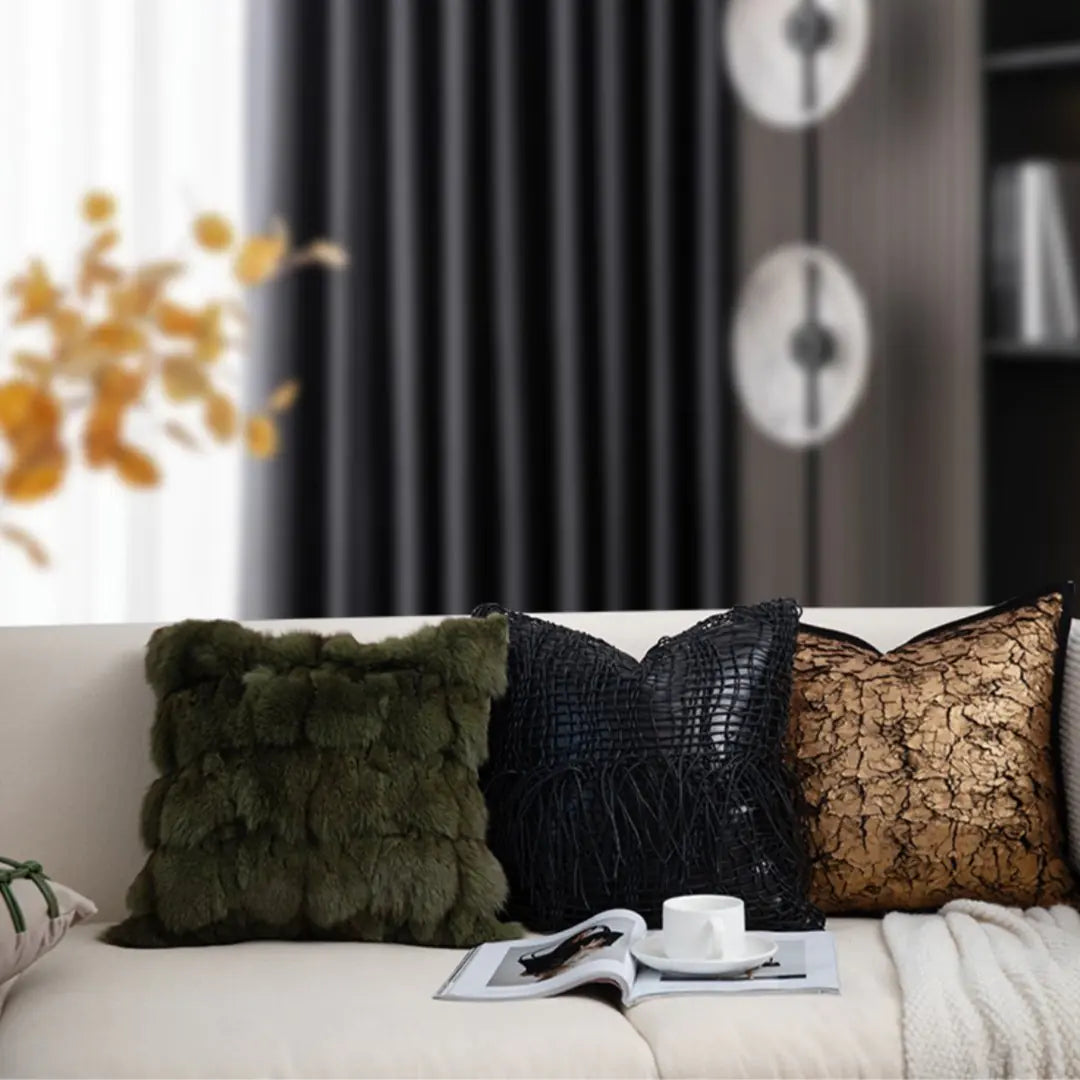 Dluxe Ave. Modern Minimalist Luxurious Pillows Collection