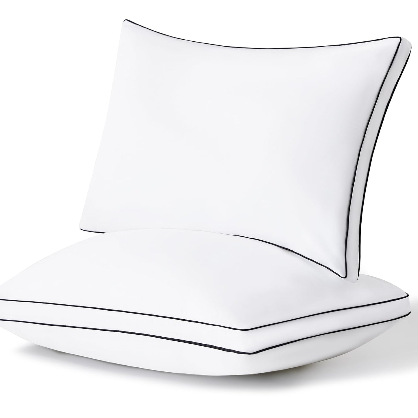 Dluxe Ave. ( KING ) CozyLux Pillows, Set of 2 { SOFT/ SUPPORTIVE } 3D Down Alternative (18x34)