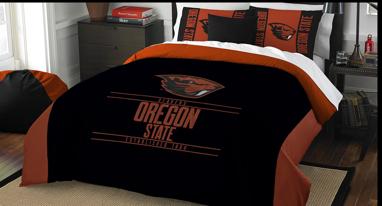Dluxe Ave. ( FULL/ QUEEN ) NCAA Comforter and Sham Set
