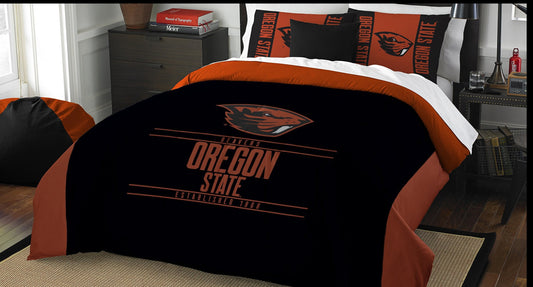 Dluxe Ave. ( FULL/ QUEEN ) NCAA Comforter and Sham Set