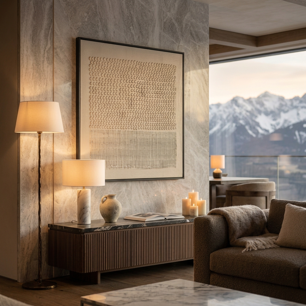 Dluxe Ave. Modern Abstract Hand-Painted Texture Decorative Painting