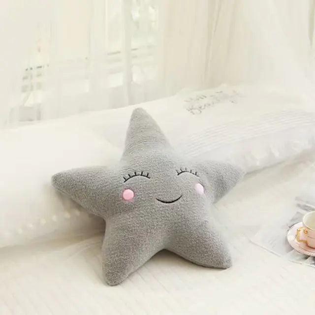 Dluxe Ave. Plush Moon Star Cloud Raindrop Baby Pillow Decor