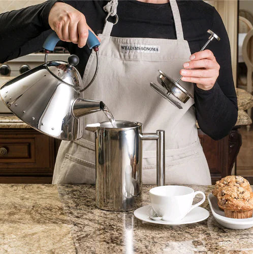 Dluxe Ave. Double-Layer Stainless Steel French Press Coffee Maker