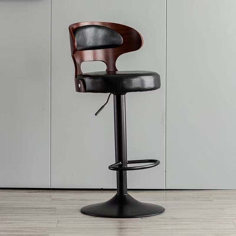 Front desk cash register high stool