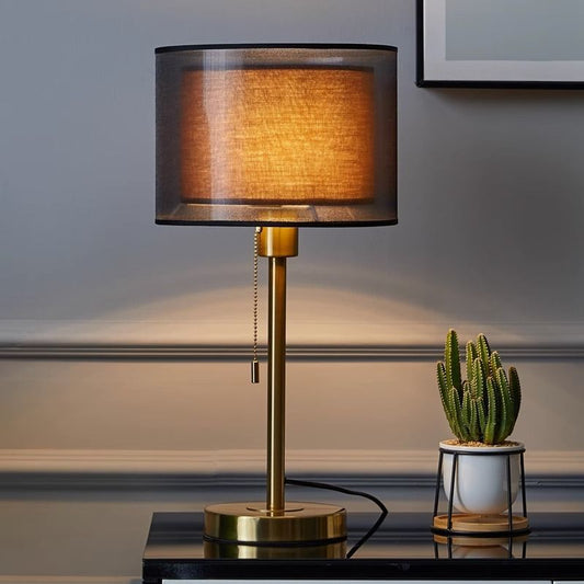 Dluxe Ave.  Retro Bedside Table Lamp